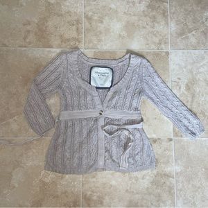 Abercrombie babydoll sweater